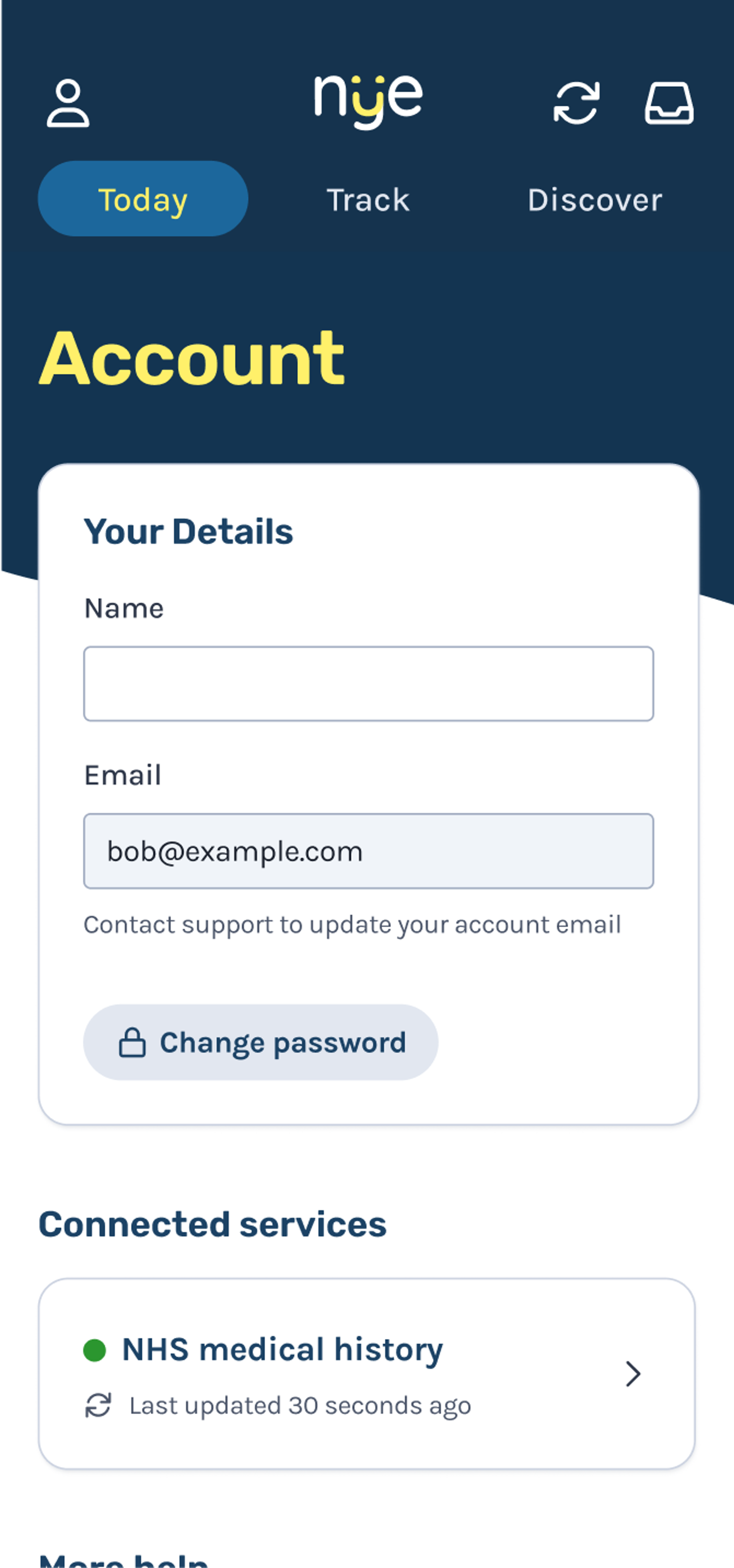 Nye App Account